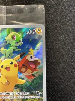 Pikachu 027 Sv: Scarlet & Violet SEALED Promo! Holo, Pokemon TCG Card - Image 4