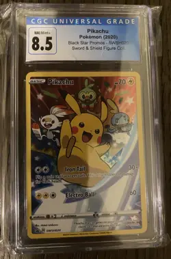 Pikachu SWSH020 SWSH: Sword & Shield Promo Cards Holo - Image 1