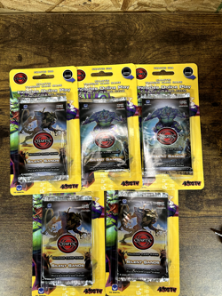 5X SILENT SANDS 1st Edition Factory Sealed Chaotic Card Game Blister Packs - Image 1