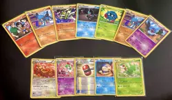 Pokemon TCG Card Lot 12 Card Mix - LEGENDARY TREASURES LP - 2013 - holo & Non - Image 1