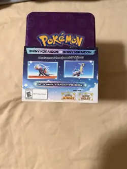 Shiny Koraidon/Miraidon Pokemon Scarlet Violet Code Card - Gamestop *CODE ONLY - Image 1