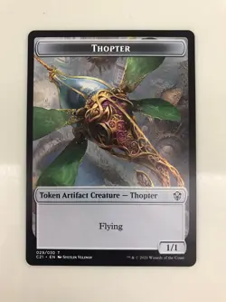 Golem 025 / Thopter Token (Triplicate Titan) MTG Magic Card NM Near Mint C21 - Image 2