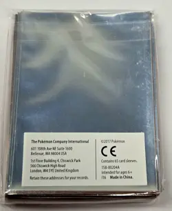 Pokemon TCG Sun & Moon Elite Trainer Box ETB Solgaleo Deck Card Sleeves 65ct - Image 2