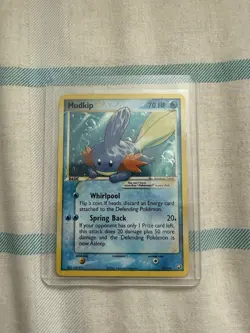 Pokemon Mudkip Gold Star EX Team Rocket Returns Holo Card #107 - Image 1