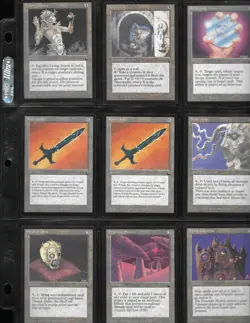 Magic the Gathering -- THE DARK -- COMPLETE SET in plastic box 1994 - cards only - Image 3