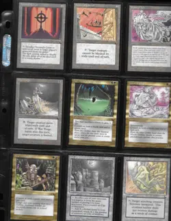 Magic the Gathering -- THE DARK -- COMPLETE SET in plastic box 1994 - cards only - Image 4