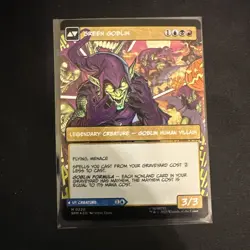 Norman Osborn BORDERLESS FOIL NM/M MTG Spiderman Magic Card - Image 2