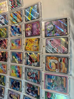 pokemon cards lot fresh out of pack full art vs vmax gold rainbow with megnetic - Image 5