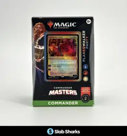 MAGIC THE GATHERING COMMANDER MASTERS PLANESWALKER PARTY SEALED DECK - Image 1