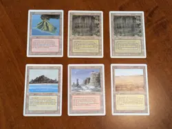 6x Revised Dual Lands (Magic The Gathering) Dutch Auction (Read Description) - Image 1