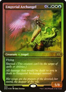 Empyrial Archangel Foil Etched Double Masters 2022 NM MTG - Image 1