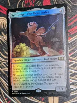 MTG *FOIL * WILDS OF ELDRAINE Rare SYR GINGER THE MEAL ENDER NM - Image 1