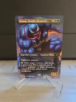 Venom, Deadly Devourer Borderless 22 MTG Marvel's Spider-Man - Image 1