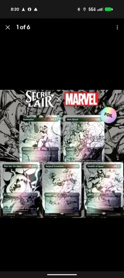Foil VENOM UNLEASHED (Inks) Foil Marvel's Spider-Man Secret Lair Drop Confirmed - Image 1