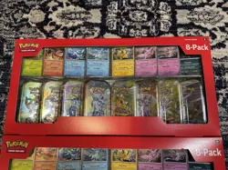 Pokemon Prismatic Evolutions 2-Pack Costco 8 Mini-Tin Bundle with Promos ERROR - Image 4