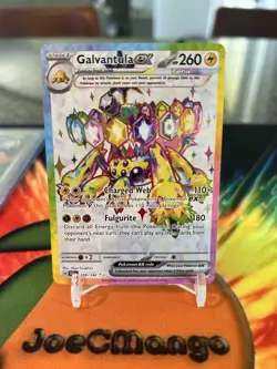 2024 Pokemon SV Stellar Crown SCR EN Galvantula ex #159/142 - Image 1