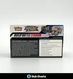 POKEMON TCG BUILD & BATTLE STADIUM SWORD SHIELD BRILLIANT STARS SEALED BOX - Image 2