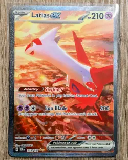 2024 POKEMON SURGING SPARKS SSP EN #239/191 LATIAS EX SPECIAL ILLUSTRATION RARE - Image 1