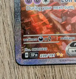 2024 POKEMON SURGING SPARKS SSP EN #239/191 LATIAS EX SPECIAL ILLUSTRATION RARE - Image 5