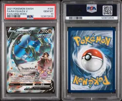 PSA 10 Rayquaza V 194/203 Pokemon Evolving Skies Alternate Full Art Gem Mint - Image 3
