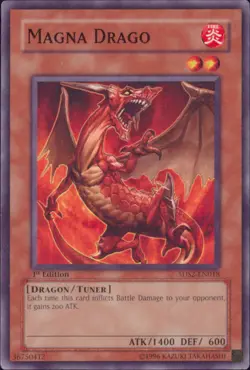 Yugioh Magna Drago #5DS2-EN018 5D's Starter Deck 2009 1st Edition - Image 1