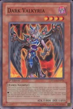 Yugioh Dark Valkyria #SDWS-EN016 Structure Deck: Warriors' Strike 1st Edition - Image 1