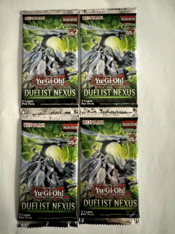 (Lot of 4) Yu-Gi-Oh! Duelist Nexus 1st Edition Booster Pack Factory Sealed #4 - Image 1