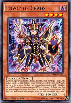 Envoy Of Chaos RATE-EN025 Yu-Gi-Oh! 1st Edition Light Play - Image 1
