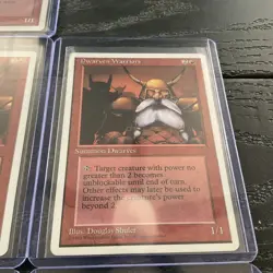 Lot of (5) 1995 Dwarven Warriors OLD SCHOOL Magic the Gathering Card RARE - Image 4
