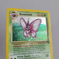 Venomoth Holo Jungle Set Pokemon Card 13/64 - Image 3