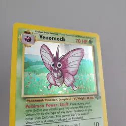Venomoth Holo Jungle Set Pokemon Card 13/64 - Image 4