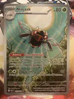 Ninjask 137/132 Mega Evolutions Nm Illustration Rare Pokemon Card Near Mint - Image 1