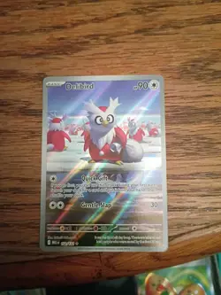 Delibird Full Art Illustration Rare Holo 152/132 Mega Evolution Pokemon Card NM - Image 1