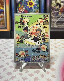Clobbopus 207/191 Illustration Rare Pokemon SV: Surging Sparks Full Art NM Card - Image 1