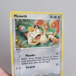 Meowth Holo E-Reader Pokemon Card 013 Promo [With Swirl] - Image 3