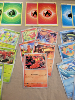 50 Pokemon Card Lot, Stage 1, All 8 Types, Pikachu, Squirtle, Charmander, Joltik - Image 3
