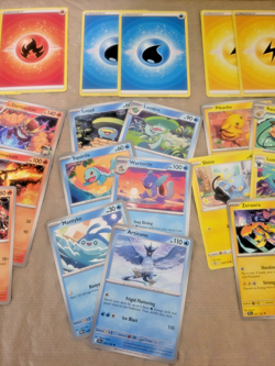 50 Pokemon Card Lot, Stage 1, All 8 Types, Pikachu, Squirtle, Charmander, Joltik - Image 4