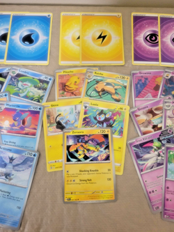 50 Pokemon Card Lot, Stage 1, All 8 Types, Pikachu, Squirtle, Charmander, Joltik - Image 5