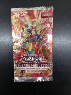 Yu-Gi-Oh Trading Card Game Legendary Duelists Soulburning Volcano New 3 Cards - Image 1