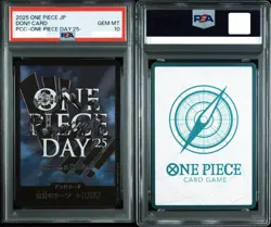 PSA 10 Don!! Card ONE PIECE DAY 25 2025 ONE PIECE Card Japanese Free Shipping - Image 1