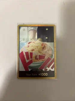 Gold Frame DON !! Card Sanji GOLD DON ONE PIECE PRB-02 The Best Vol.2 ENGLISH - Image 1