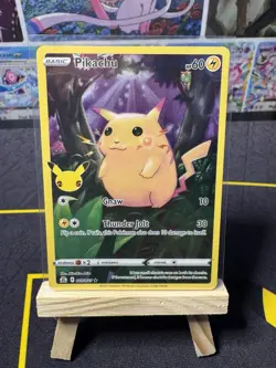 2021 Pokemon TCG Red Cheeks Pikachu Holo Rare Card 005/025 Mint Condition - Image 1