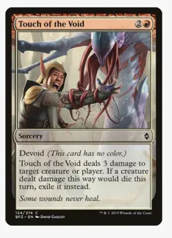 Touch of the Void | Battle For Zendikar BFZ | MTG Magic | Sorcery | LP-NM - Image 1