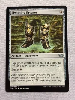 Lightning Greaves - Double Masters 2022 - LP MTG Magic - Image 1