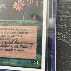 Misprint MINT 1995 Magic The Gathering Argothian Pixies Summon Faeries RARE MTG - Image 4