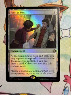 2025 MTG Magic the Gathering - Spider-Man - Rent is Due - R #11 Foil - Image 1