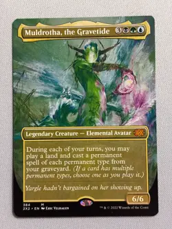 Muldrotha, the Gravetide - Borderless - Double Masters 2022 - LP MTG Magic - Image 1