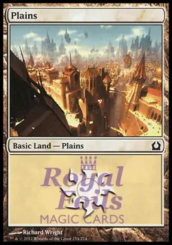 Plains #254 2x FOIL RTR MTG Return to Ravnica Basic Land MINT white - Image 1