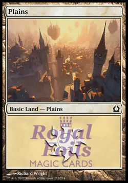 Plains #253 4x FOIL RTR MTG Return to Ravnica Basic Land MINT white - Image 1
