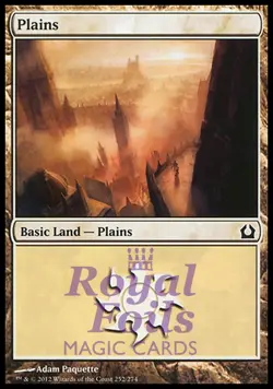 Plains #252 4x FOIL RTR MTG Return to Ravnica Basic Land MINT white - Image 1